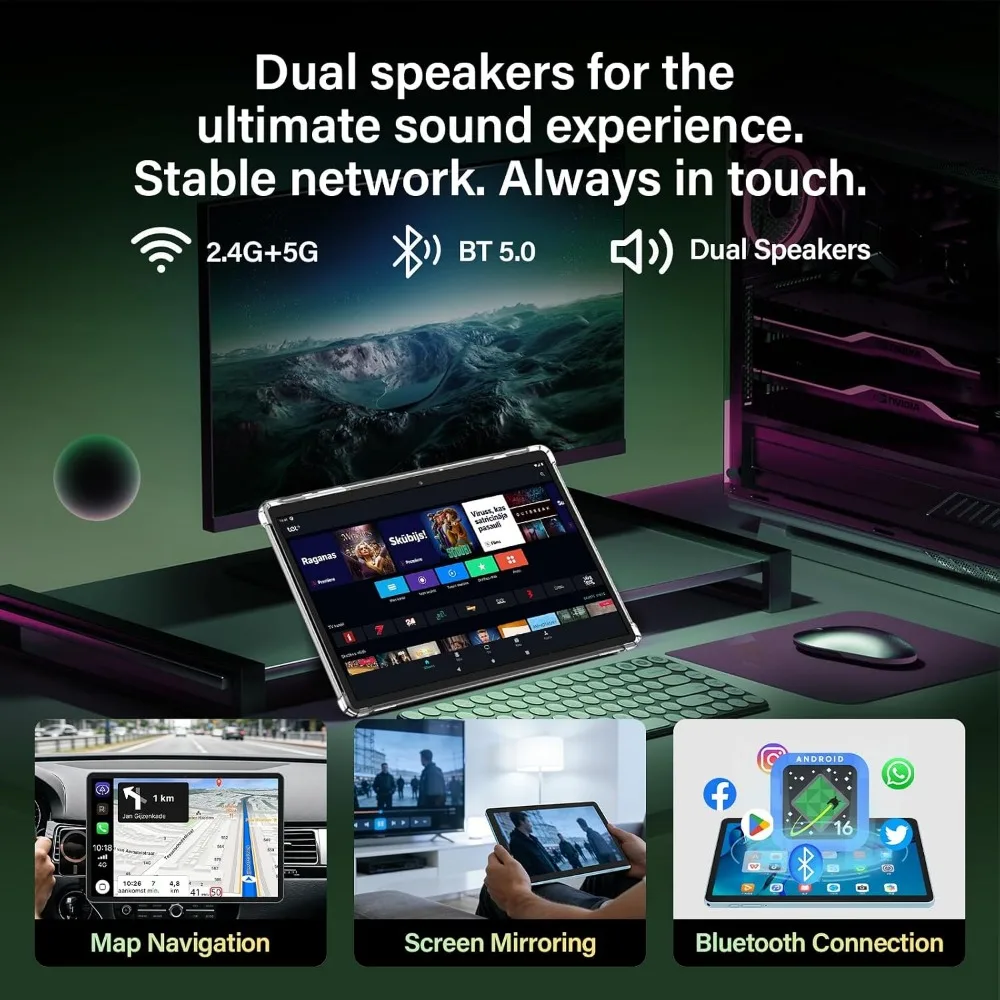 10 Inch 2-in-1 Tablet PC with Detachable Keyboard and Storage Expansion view 4