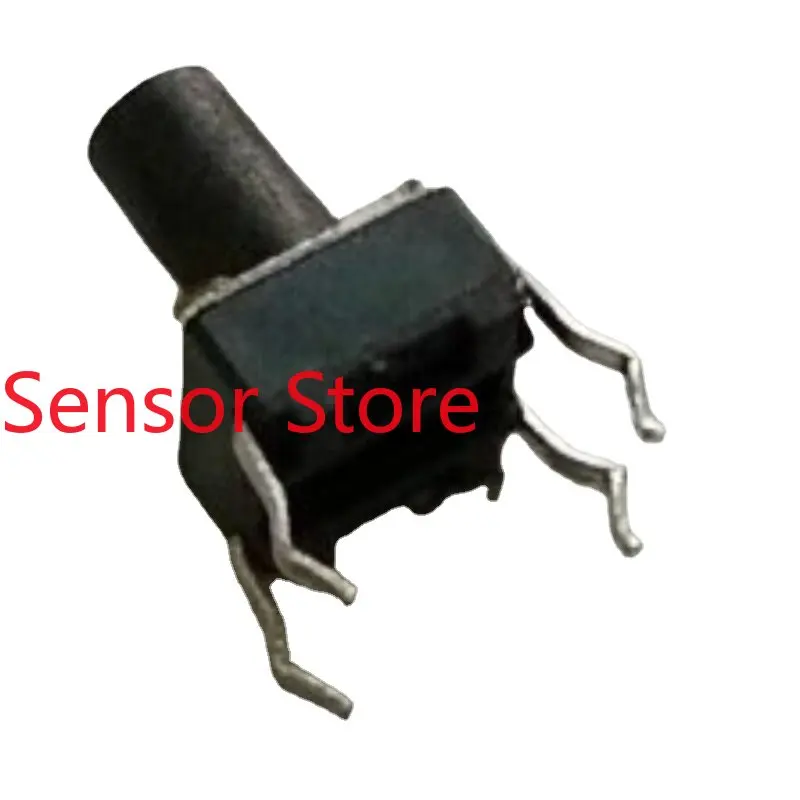 100PCS Original Genuine Tact Switch 6*6*9.5 Straight Plug 4 Pins Button Micro  High Temperature Resistant Copper Pin