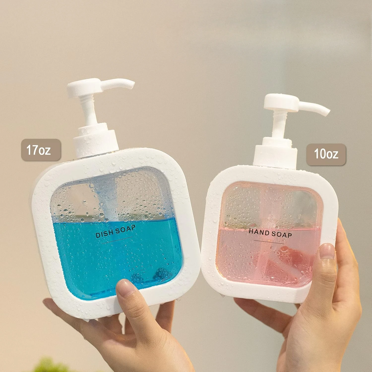 1 قطعة 300 مللي/500 مللي موزع الصابون الحمام إعادة الملء غسول شامبو استحمام هلام حامل المحمولة السفر موزع مضخة حمام فارغة #2