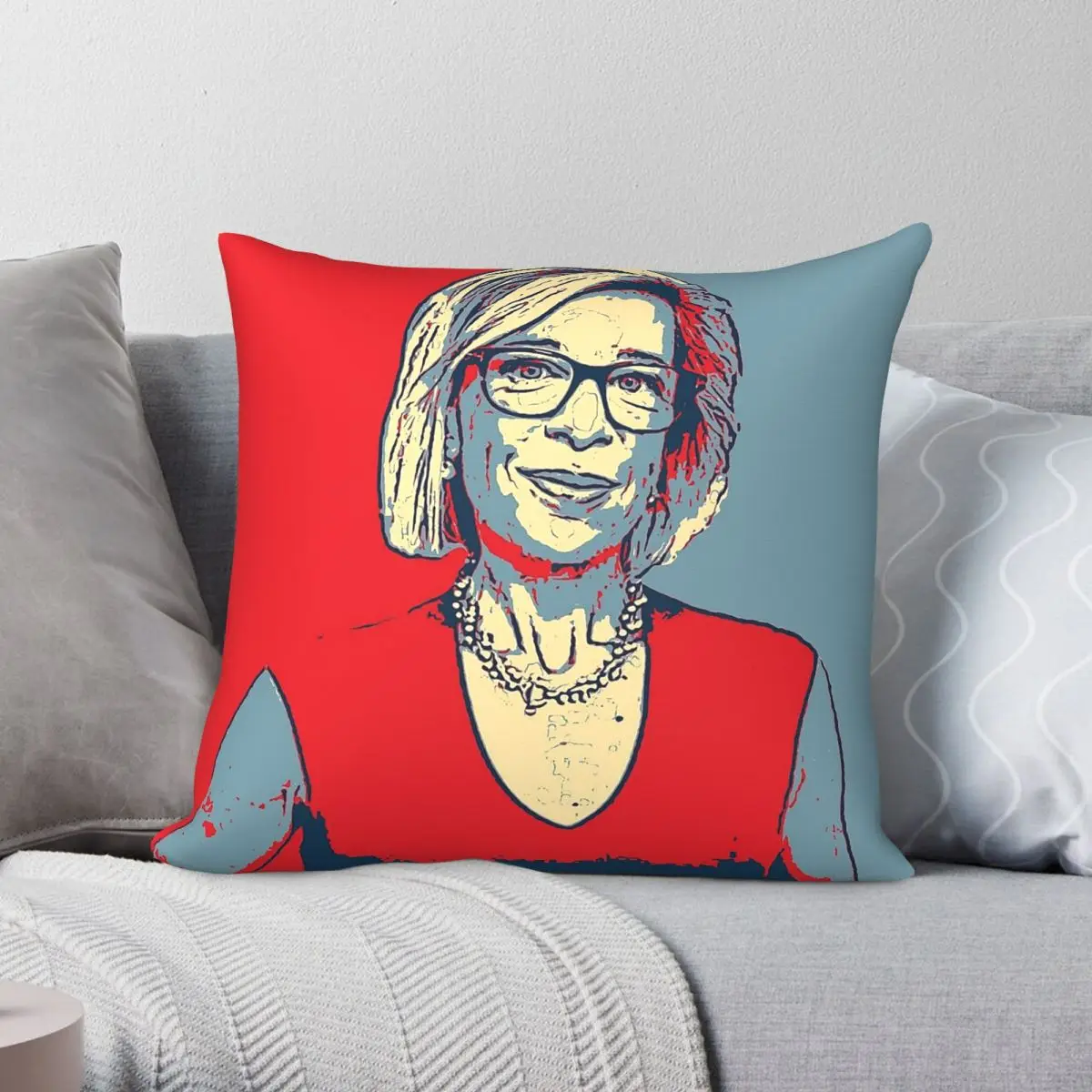 Katie Hopkins Media Personality Pillowcase Polyester Linen Velvet Creative Decorative Throw Pillow Case Sofa Cushion Cover 45x45