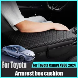 For Toyota Camry XV80 2024 Multi functional Central armrest box protective cover Height increasing pad With storage bag