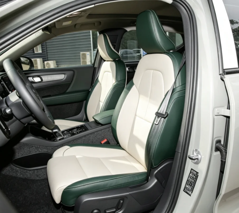 Für Volvo XC40 2019 Maßgefertigte Autositzbezüge Luxuriöses Nappaleder 100% Passgenau Innenausstattung 360 ° Vollständige Abdeckung – Detail 3