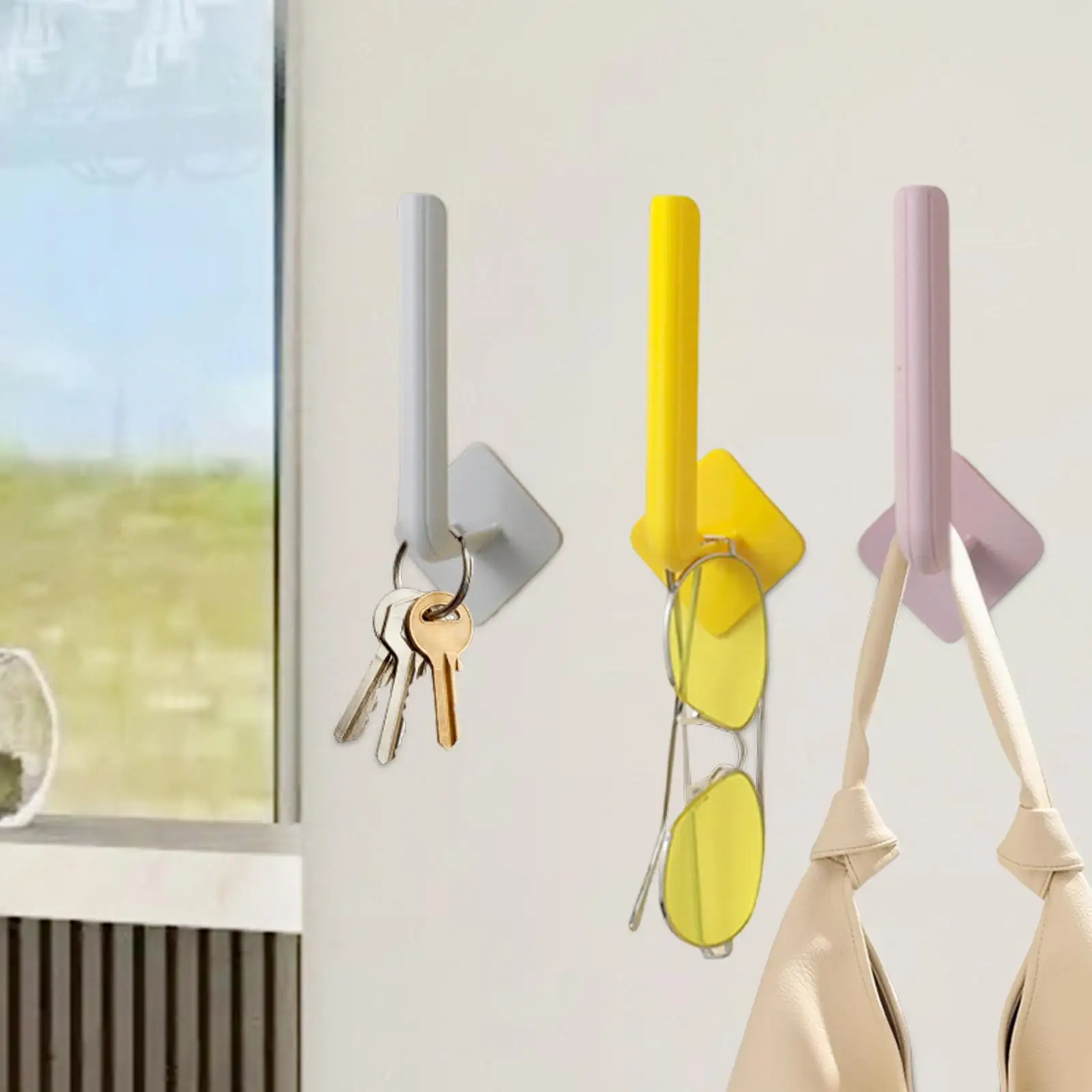 10x قبعة بيسبول هوك قبعة حامل تخزين متعدد الوظائف الحديثة شنقا المنظم لغرفة المعيشة المطبخ مزرعة خزانة الباب #4