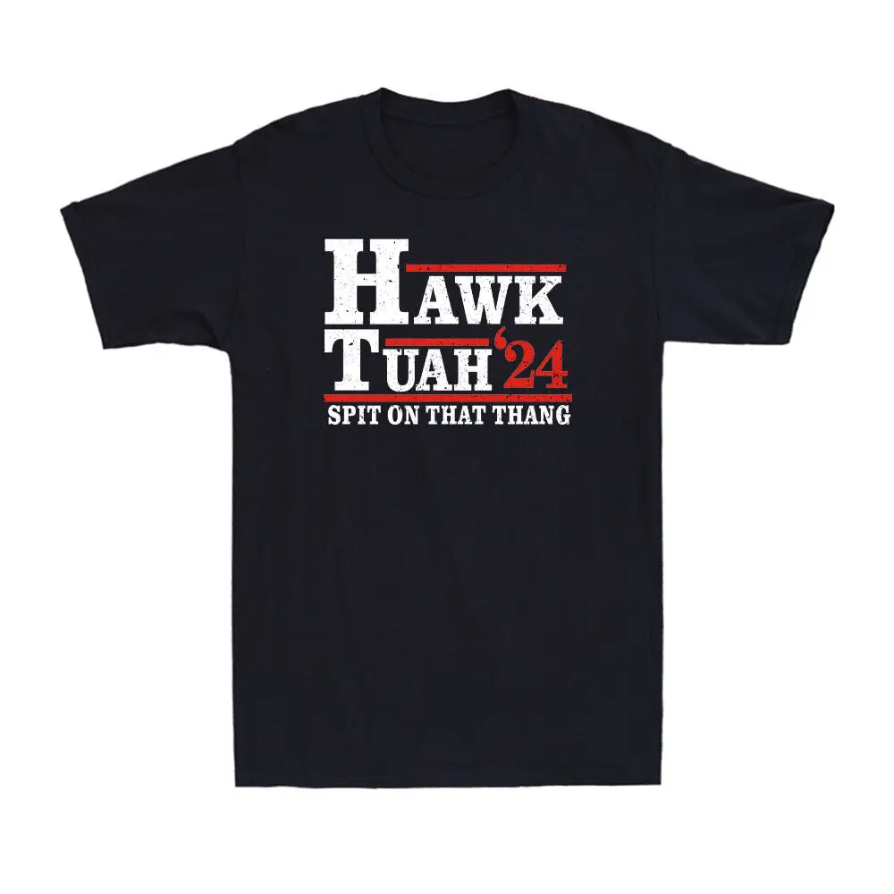 Hawk Tuah Shirt Hawk Tuah Spit On That Thang 2024 Meme Vintage Men's T-Shirt