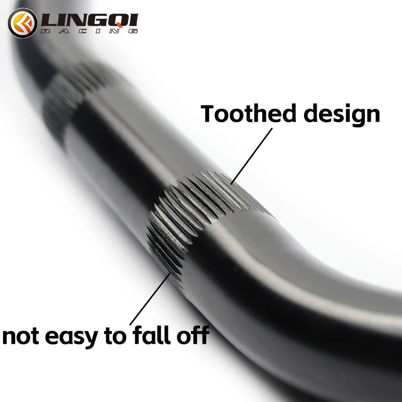 LINGQI RACING Universal 22mm Motorcycle Handlebar CNC Aluminum Alloy Scooter Handle Bar Steering Wheel Handle Bar For Dirt Bike