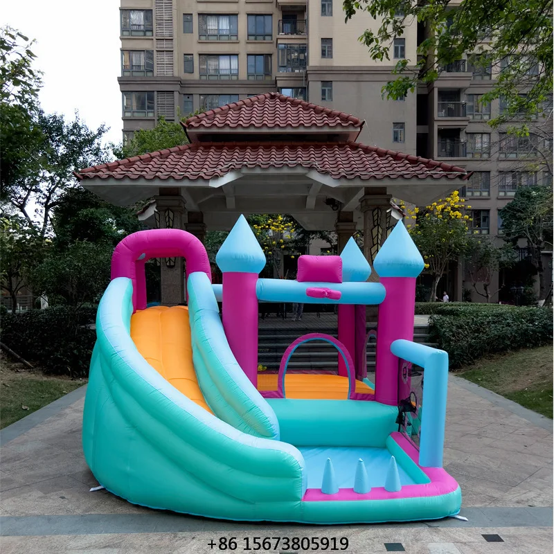 Inflatable Castle Bounce House with Slide Commercial Grade PVC Blow up Playground for Indoor Outdoor PartyJumping Castle