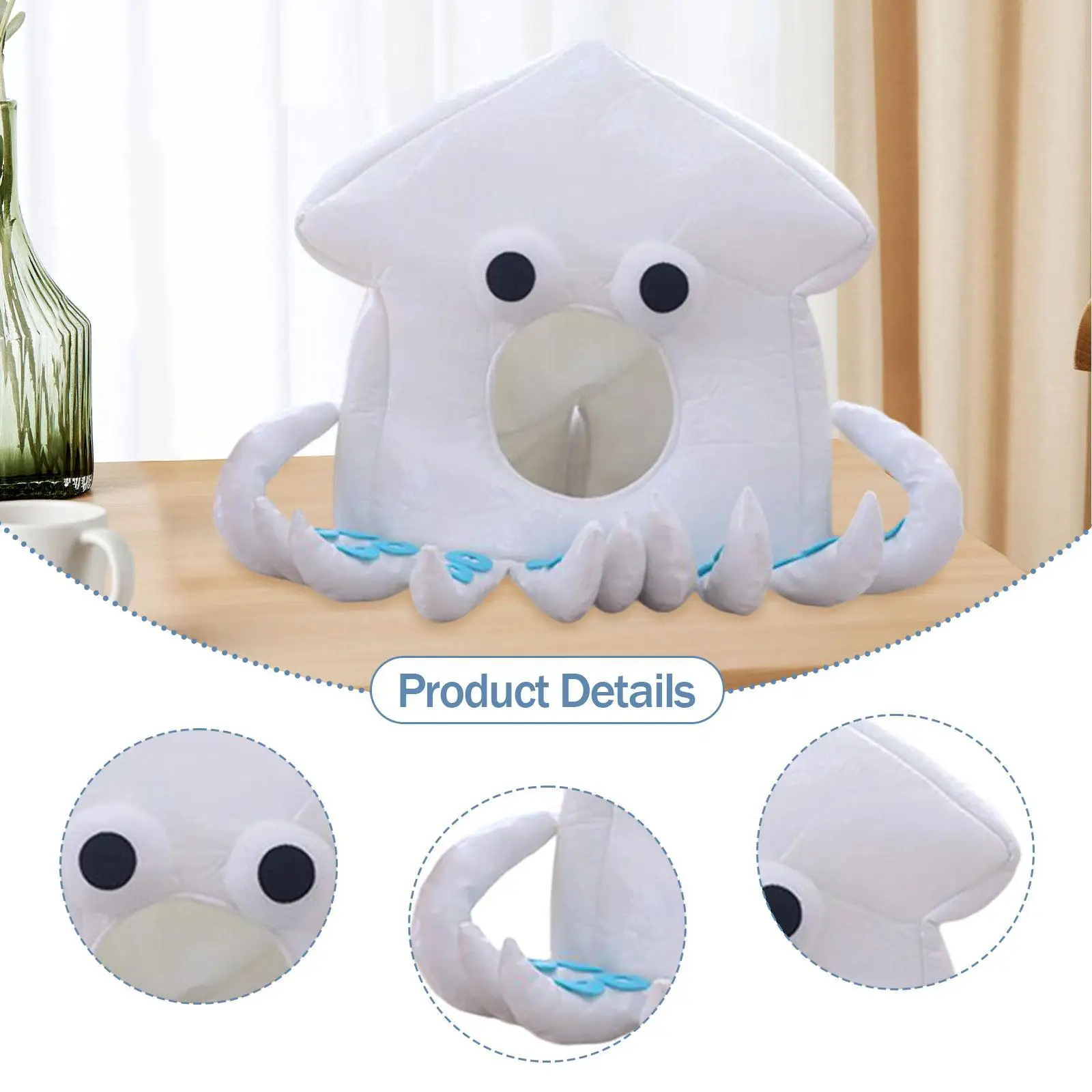 قبعة الأخطبوط القطيفة أغطية الرأس قبعة قطيفة أغطية الرأس للحفلات التنكرية في عطلة الكرنفال #5