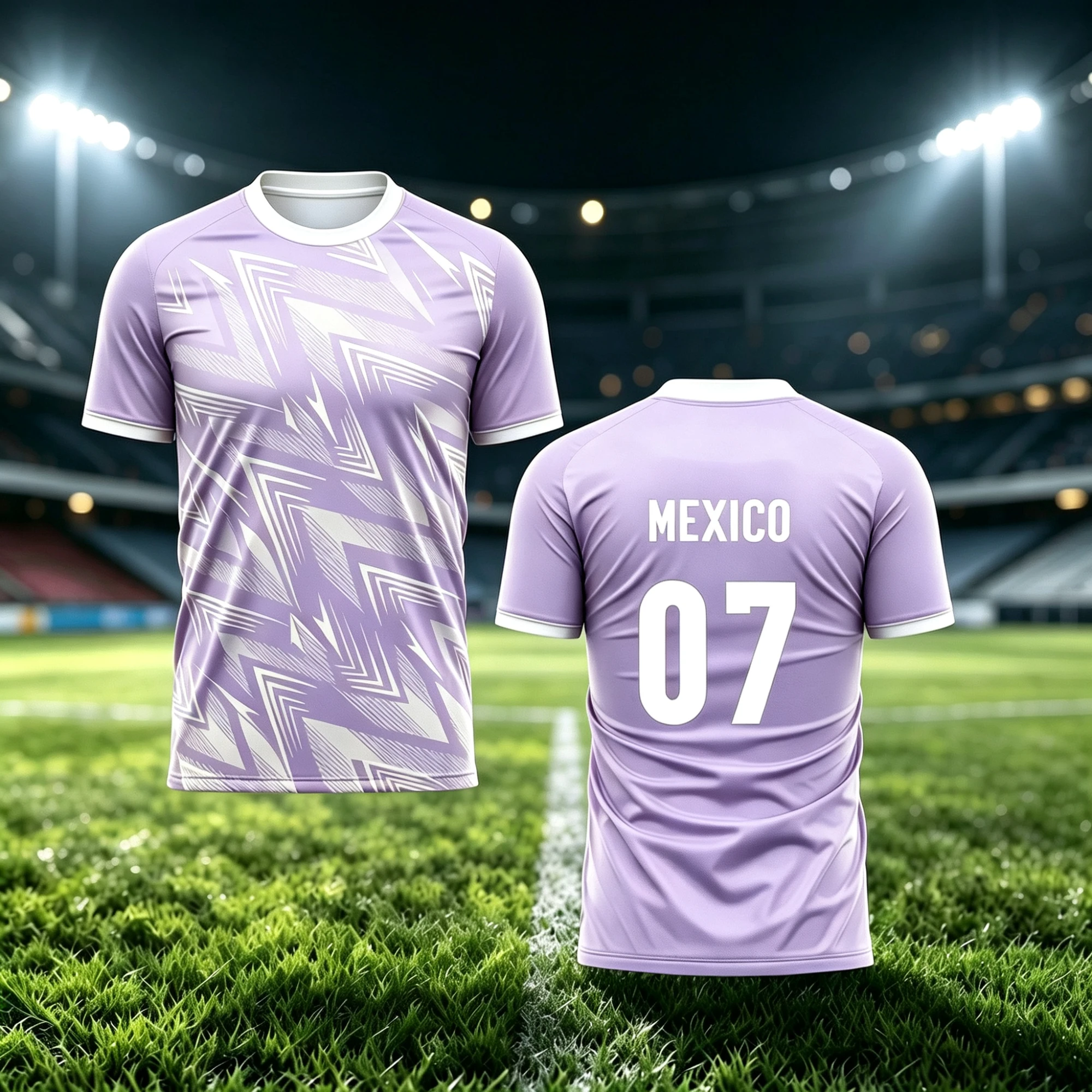 Men Sports T-shirt Multicolor Short Sleeve Summer Polyester Breathable Mexico 07 Number Print Casual Athletic Tee