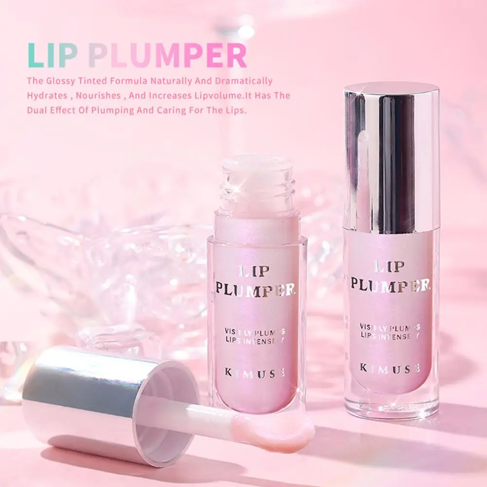 Lip Plumper Liquid Mirror Water Light Glass Moisturizing Transparent Gloss Lip Lip Makeup Glaze Lip Lip Plumper