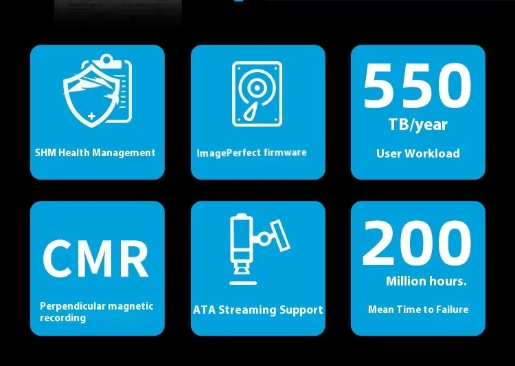 ST16000VE002 UNTUK Seagate Asli 18TB 16TB 14TB 10TB 8TB 6TB 4TB 3.5 "Hard Drive 6 GB/s 7200RPM Baru