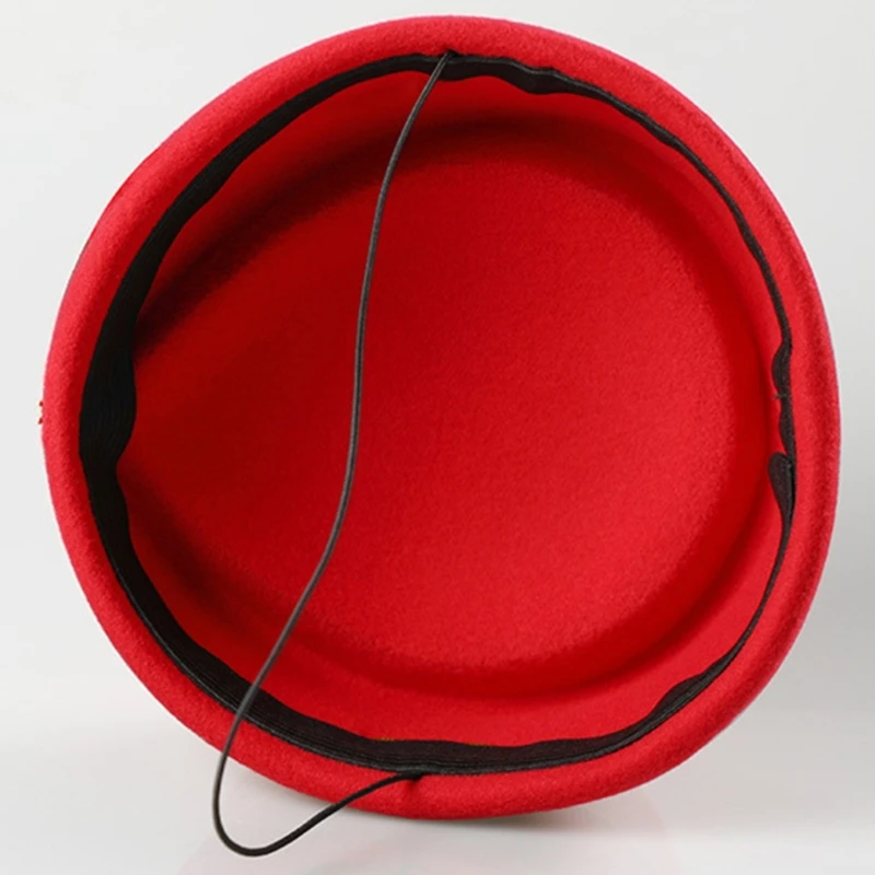 Stewardess Hat for Costume Cosplay Costume Accessories Corporate Uniform Fascinator Base for Live-streaming Cosplay Dropship