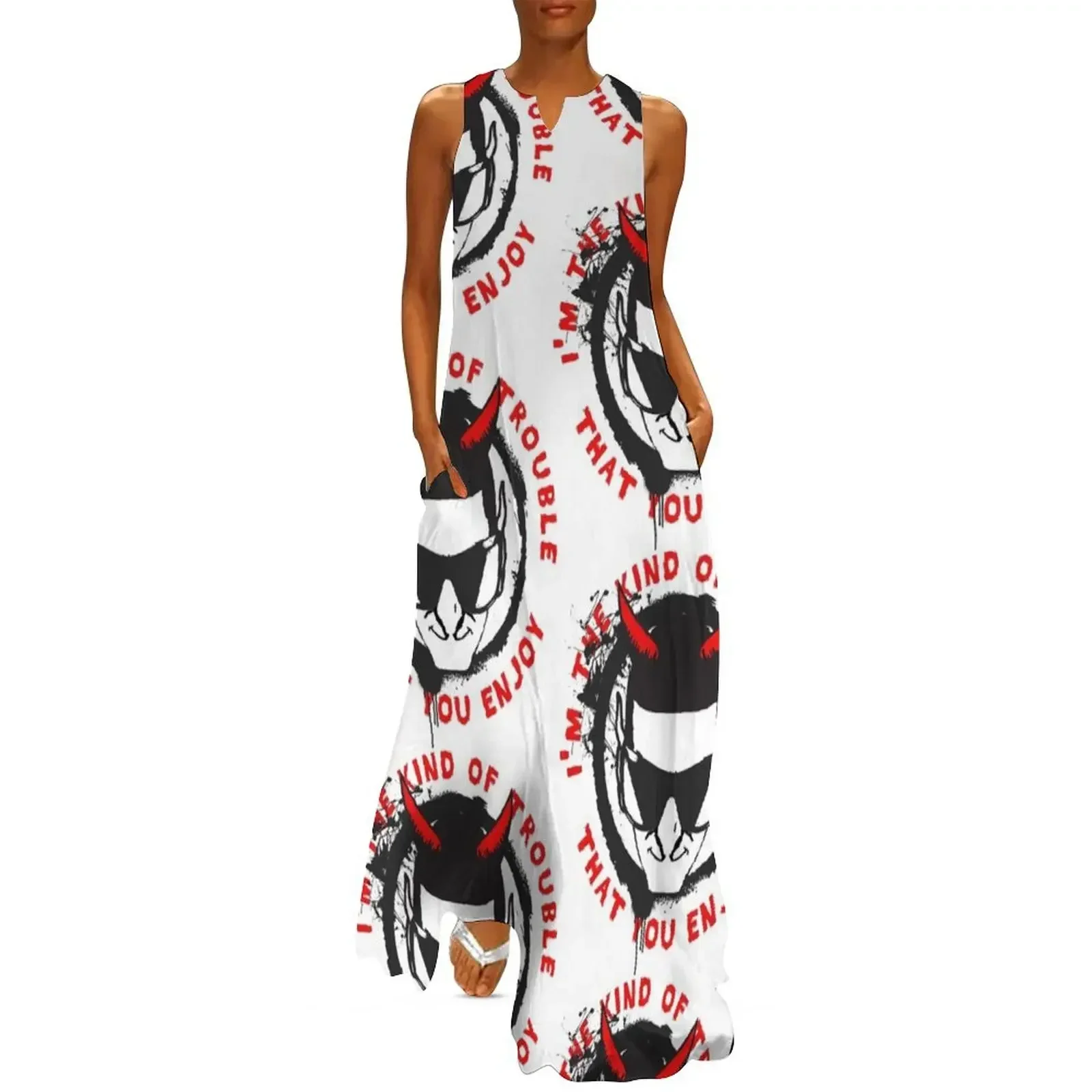

u2 kind of trouble Long Dress evening dress ladies Summer skirt long dress women