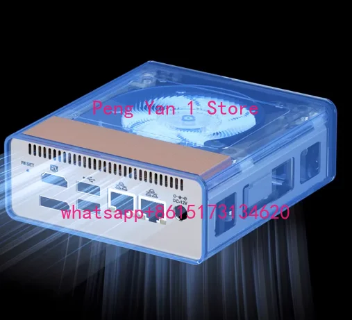 M1S N100 N150 all-flash solid-state NAS2.5G multi-network port mini host storage server