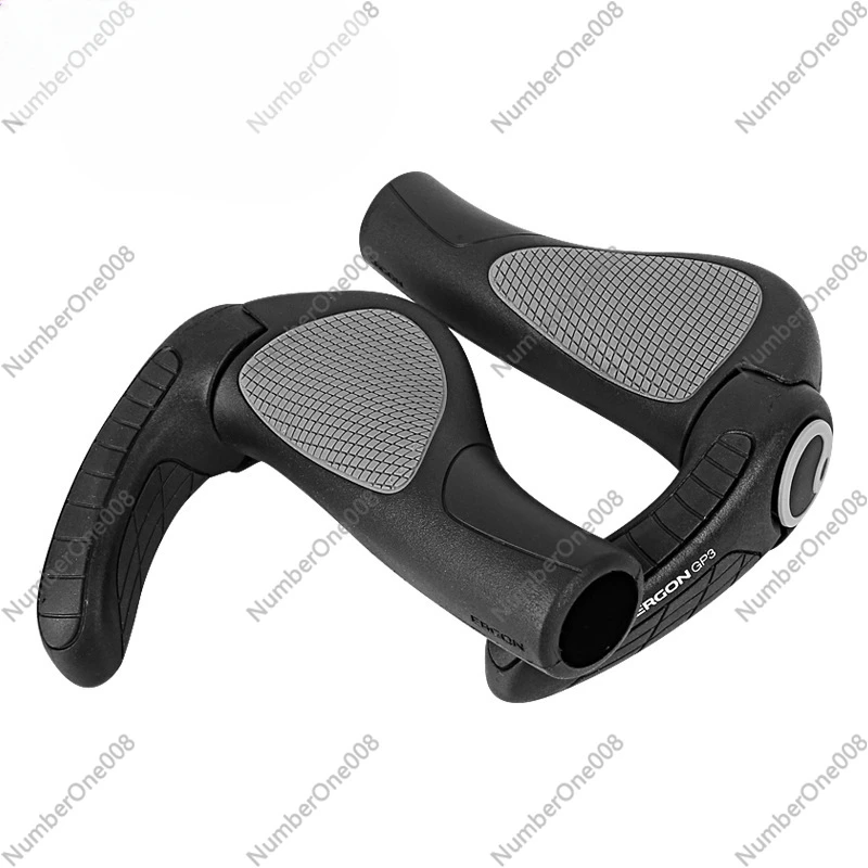 Human Meat Ball Handle Cover GP3-L Horn Pair Handle Mountain Bike Rubber Shock-absorbing Anti-skid Handlebar