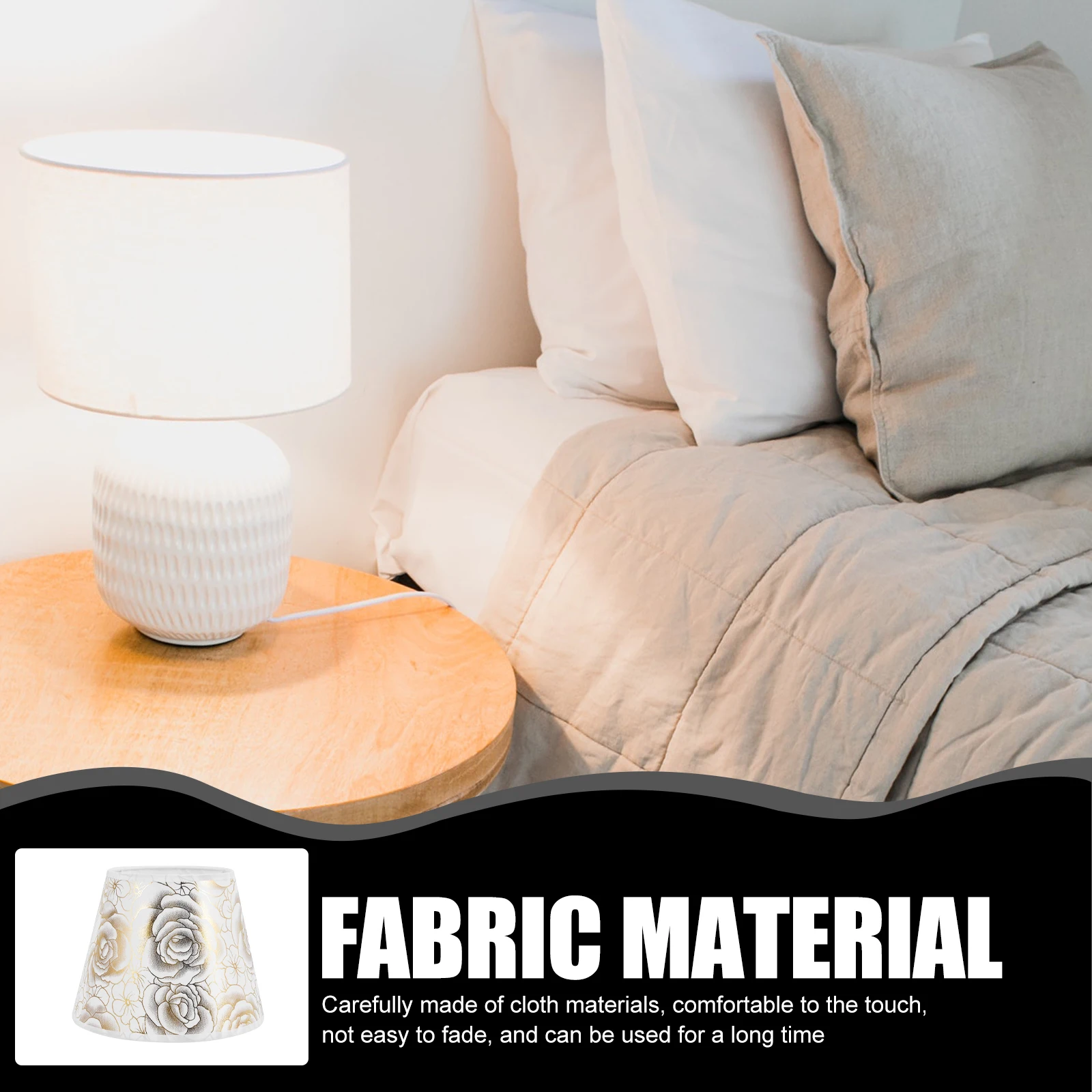 Premium Cloth Lamp Shade for Table Desk Floor Lamp Replacement Cover Stylish Decorative Lighting Accessory Home Kitchen Bar