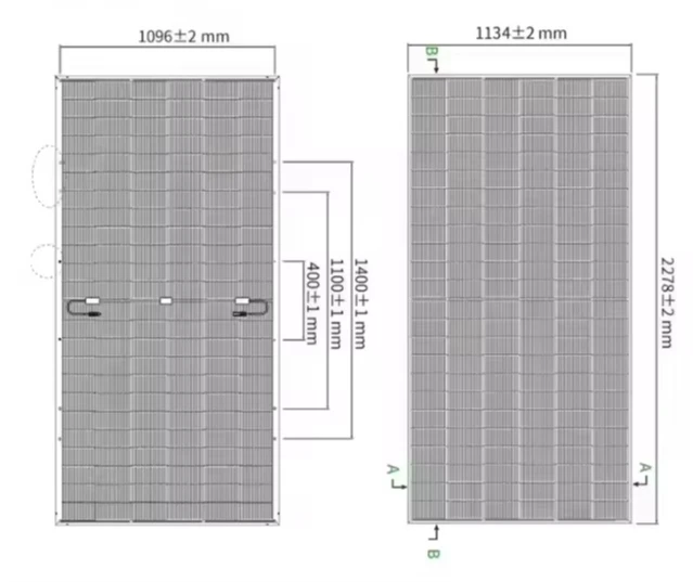 Jinko 580W N-type لوحة شمسية بلورية أحادية كفاءة 22.84% لبرج الاتصالات الاحتياطية #2