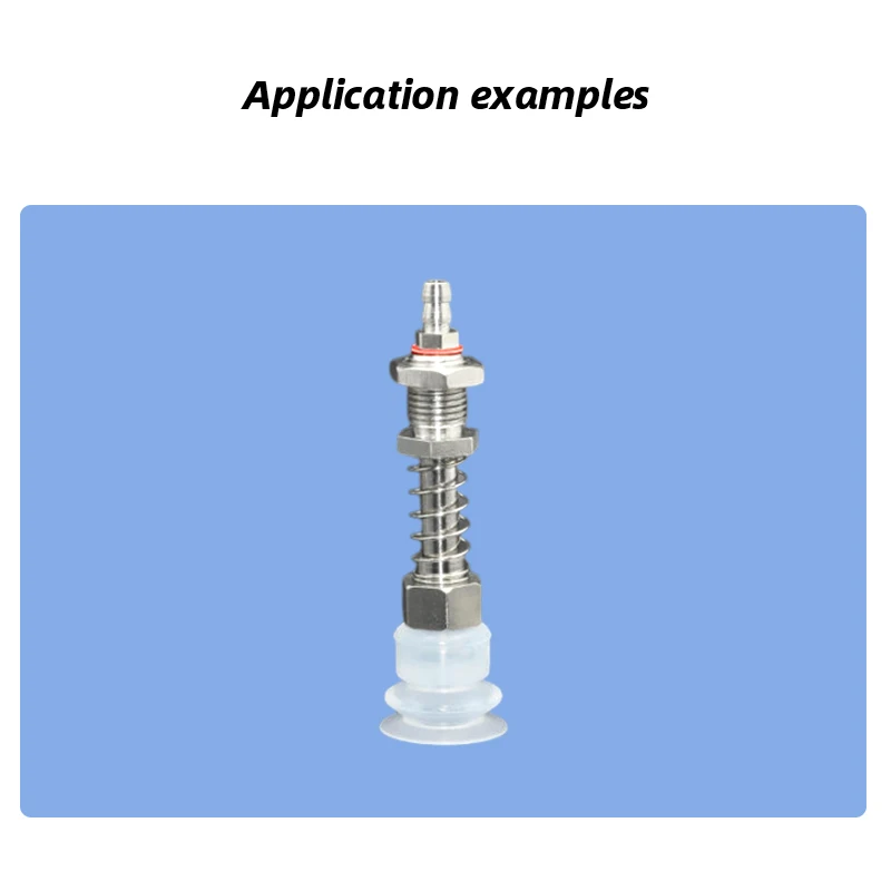 Podstawa przyssawki próżniowej głowica próbna 7mm sprzęt manipulator akcesoria do mocowania wspornik pneumatyczny wlot powietrza ogonowego