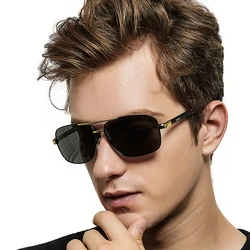 OLEY 2024 Classic New Polarized Pilot Sunglasses Fashionable Aluminum Magnesium anti glare goggles