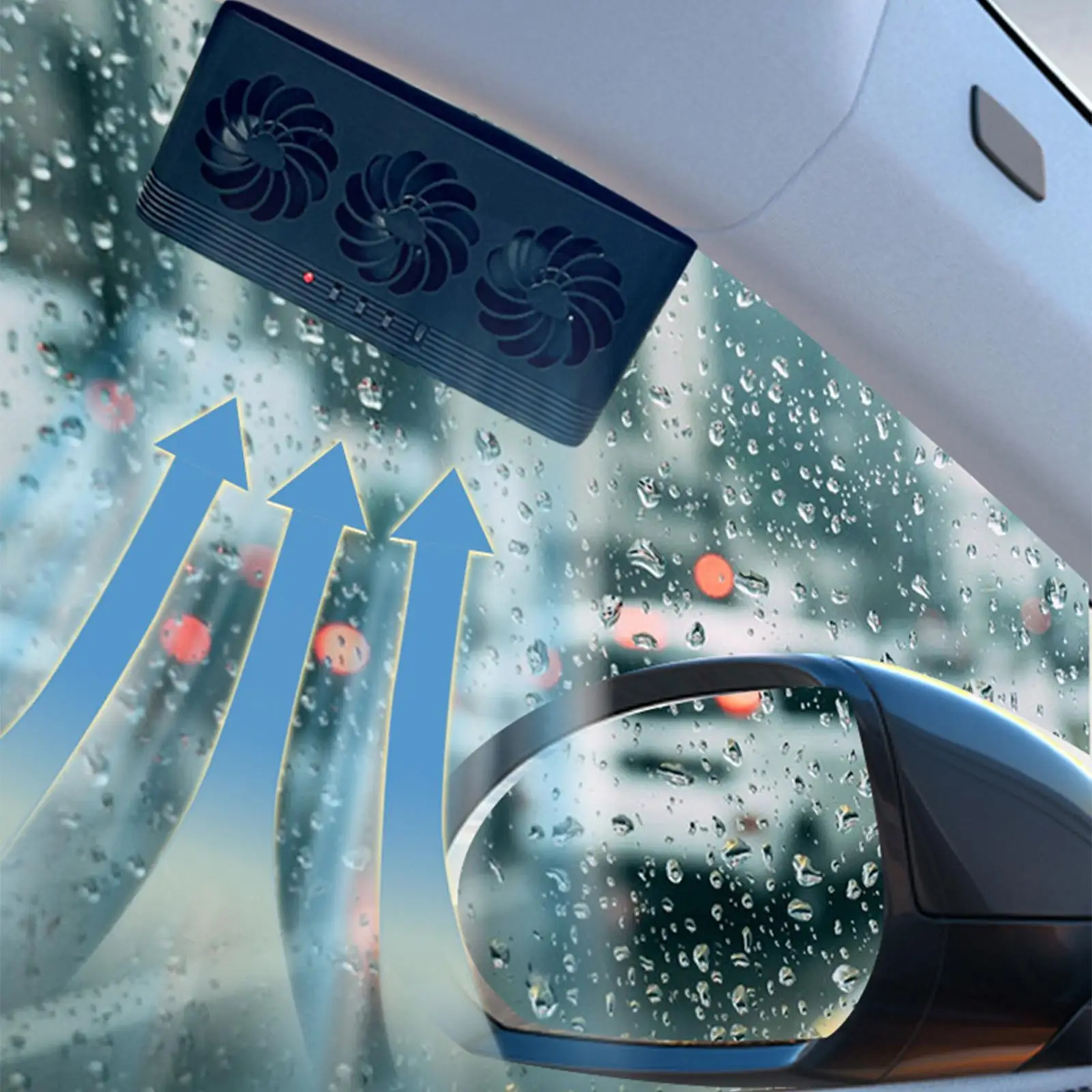 Car Fan Window Vent Auto Window to Install Exhaust Fan Side Window Car Accessories Car Cooling Fan for Cars SUV