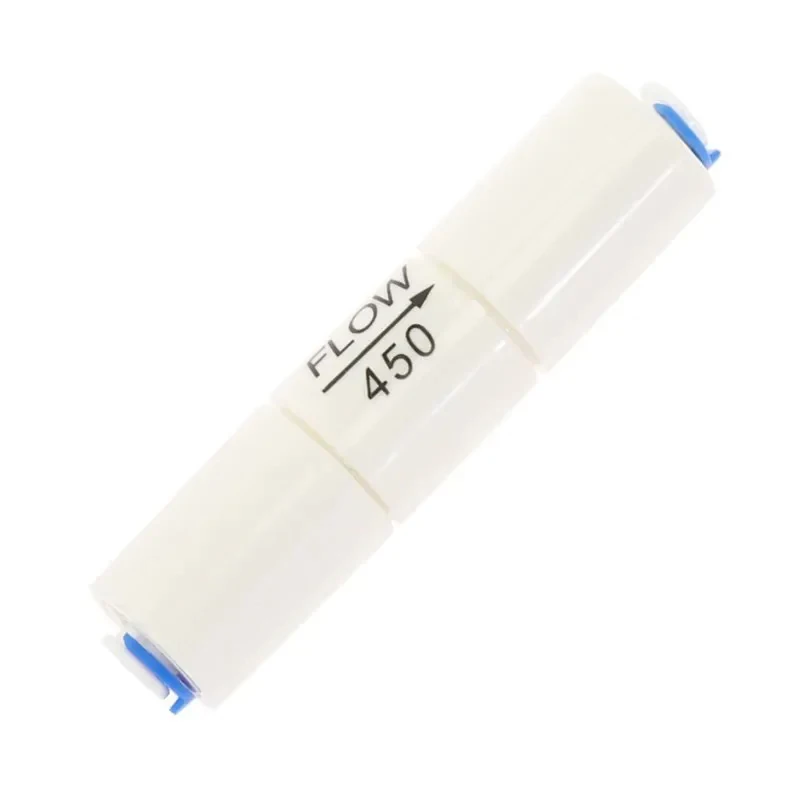 300CC 450CC 800CC 1500CC RO Water System Waste Water Flow Regulater Restrictor 1/4" OD Hose Reverse Osmosis Quick Pipe Fittiing