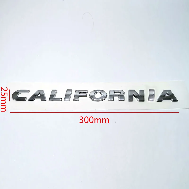 2020 California XXL señales de letras traseras 2019 California Ocean Trunk Emblem Car