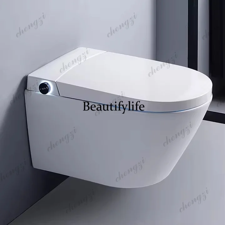 z331 FEIDU Smart Wall-Hung Toilet With Concealed Tank 1-Year Warranty Elongated Bowl S-Trap Drainage Remote Control-for Bathroom
