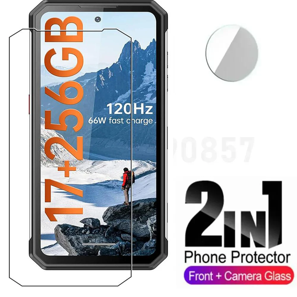 4 in 1 Protective Glass For OUKITEL WP21  Tempered Glass For OUKITEL WP21  Lens Glass Film Protector