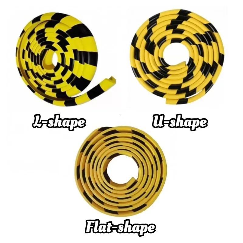 Garage Wall Guard Pillar Protector Stickers Car Door Bumper Edge Corner Anti-scratch Protection Strips L-shape/U-shape/Flat Type