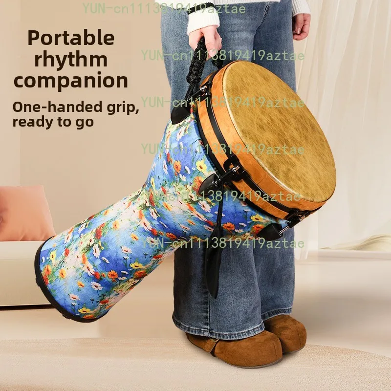 Professional Stage Performance 12 Inch African Drum for Adults Beginners Primary School Students Kindergarten Show
