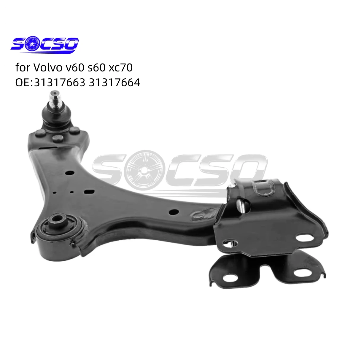 

1PCS Front Left or Right Control Arm for Volvo V60 S60 XC70 31317663 31317664 31277345 31277346 30683248 30683249 31202228