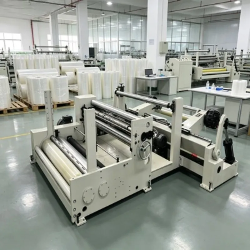 S300-1300D Semi Automatic Jumbo Roll Paper Slitter and Rewinder Plastic Film Slitting Cutting Machine for Sales