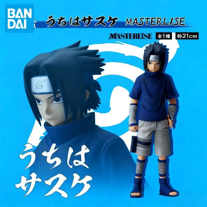 Em estoque bandai original naruto chunin exame figuras anime modelos de ação dos desenhos animados bonecas brinquedo desktop ornamento unisex festival presentes