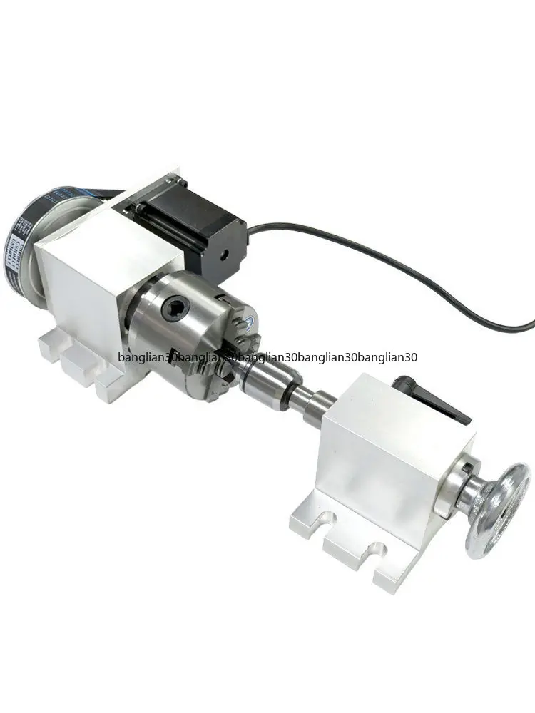 The Fourth Axis, The Rotary Axis, 80/100 Chuck, Ejector Pin, Tailstock, Three-dimensional Engraving Telescopic Indexing Head