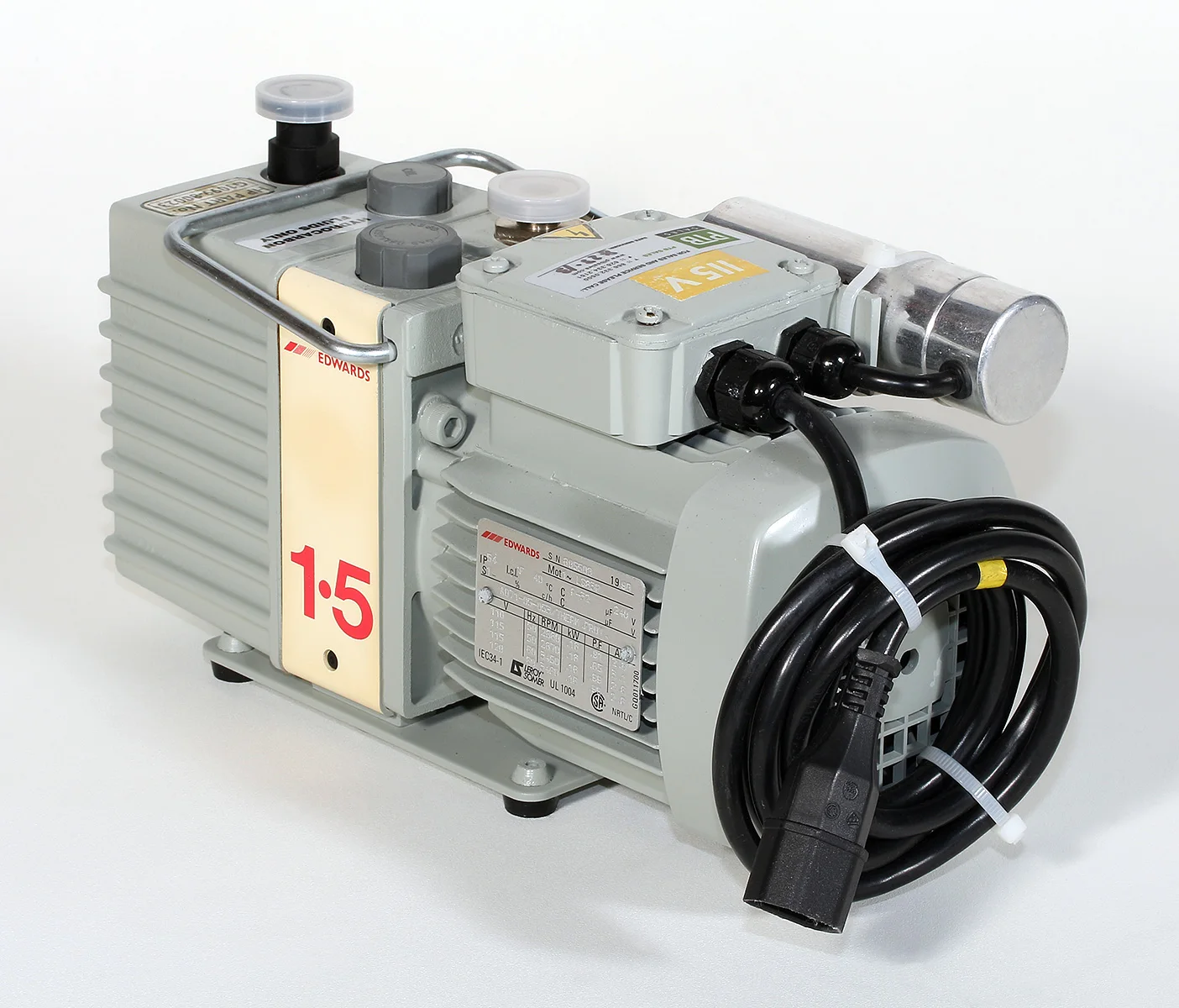 EDWARDS E2M1.5 olievacuümpomp elektrische oliepomp oliepompen