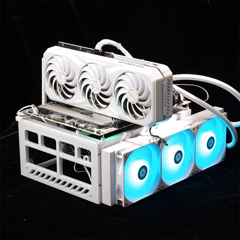 Open ATX large board chassis compatible with ATX large board matx, minimalist e-sports style, efficient cooling, 3D printing