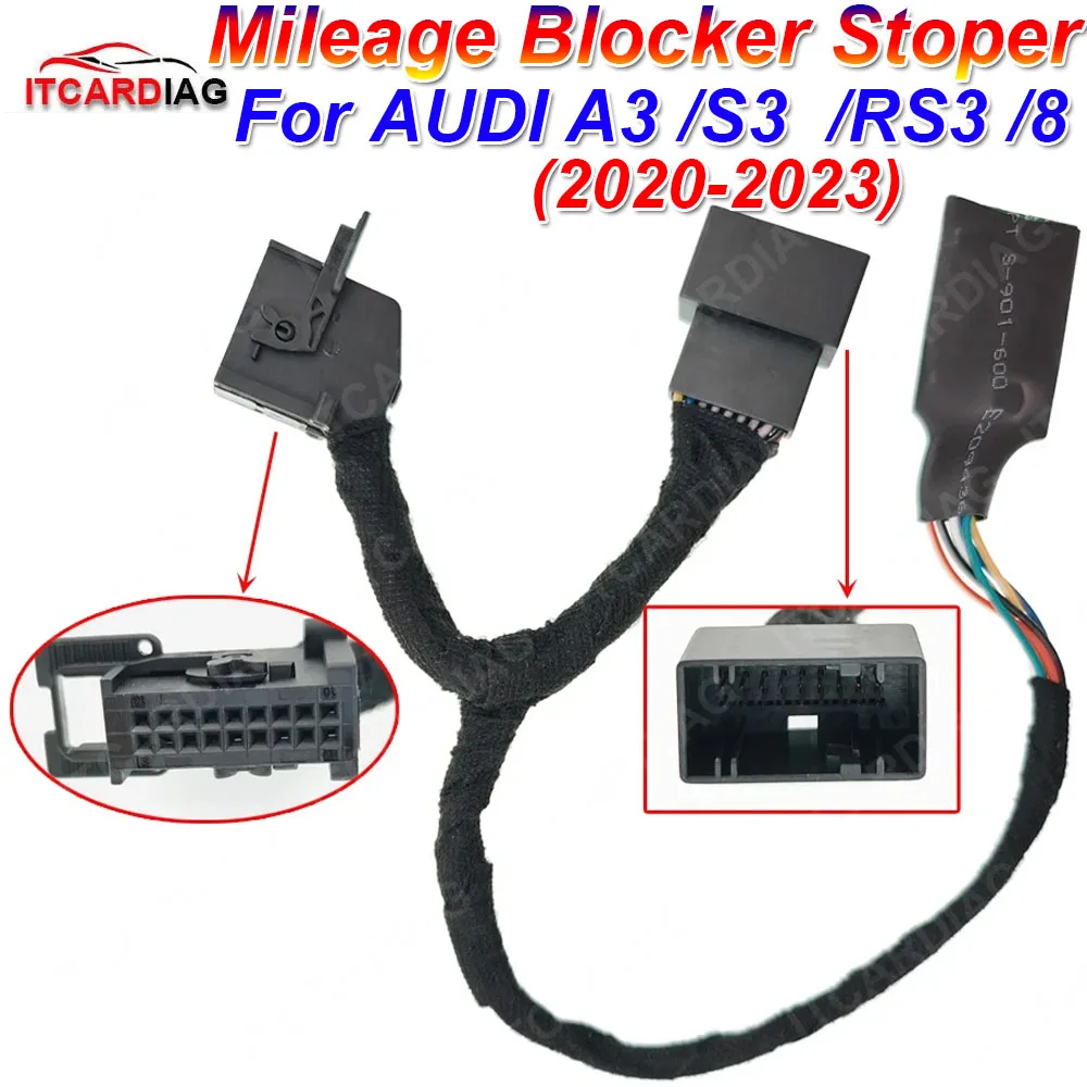 

Newest Mileage Stopper for AUDI A3/S3/RS3/8Y 2020-2023 Mileage Blocker Switchable Mode KM Can Filter Kilometer Correction Tool