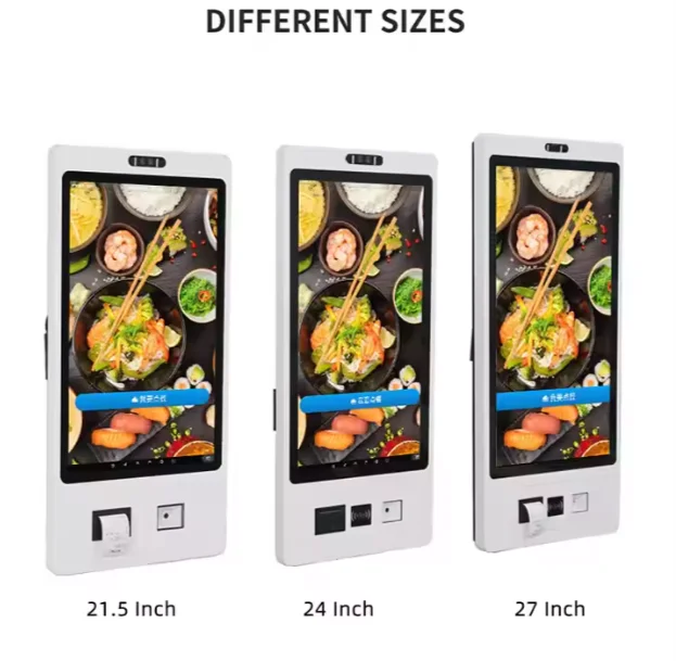 Masung TW215-01 Touchscreen High Brightness 21.5 Inch Outdoor/Indoor Self Service Ordering Kiosk For Fast Food Hotel Lobby