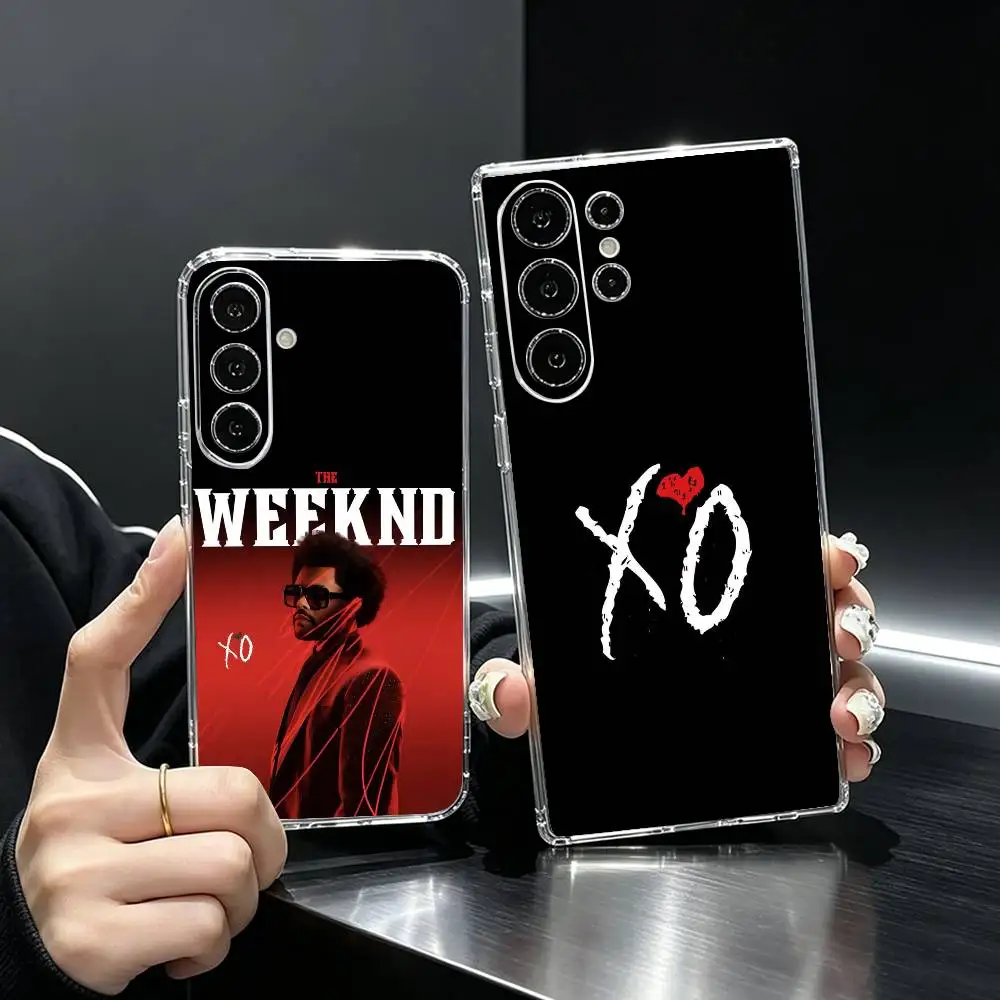 SInger The Weeknd  Phone Case Transparent Silicone Soft For Samsung S25,S24,S21,S22,S23,S30,Ultra,S20,Plus,Fe