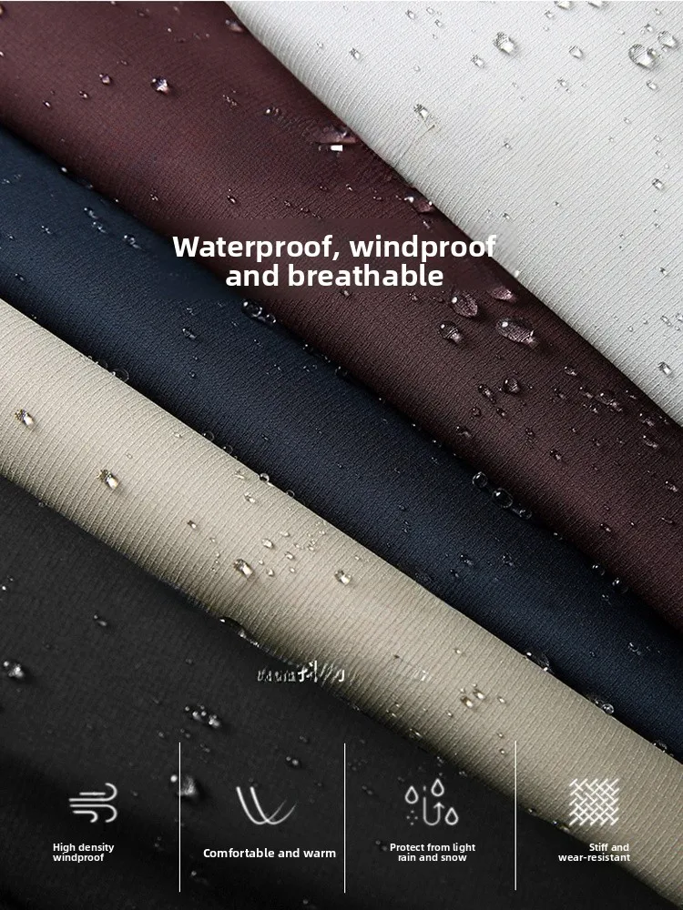 

Мужская утепленная пуховая куртка-парка с капюшоном, ветрозащитная, водонепроницаемая, теплая, из высококачественного полиэфирного волокна, для активного отдыха, повседневная, стильная