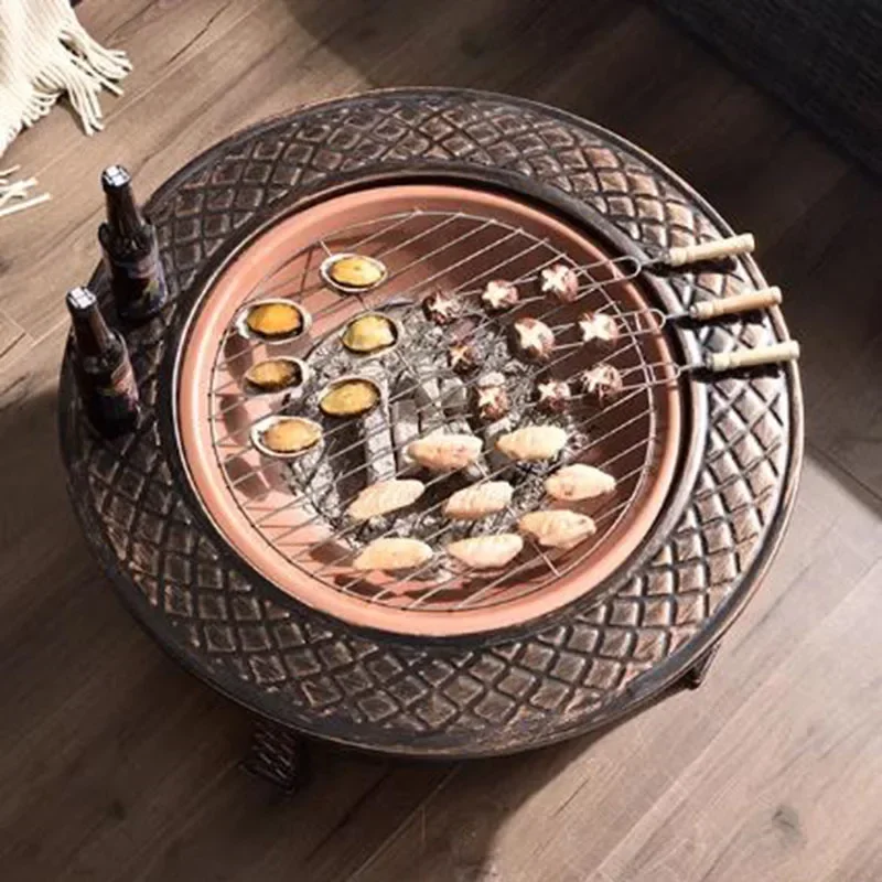 

Camping Stove Bonfire Patio Heaters Fire Wood Garden Cooker Brazier Patio Heaters Hand Warmer Outdoor Heating Pemanas LLPH