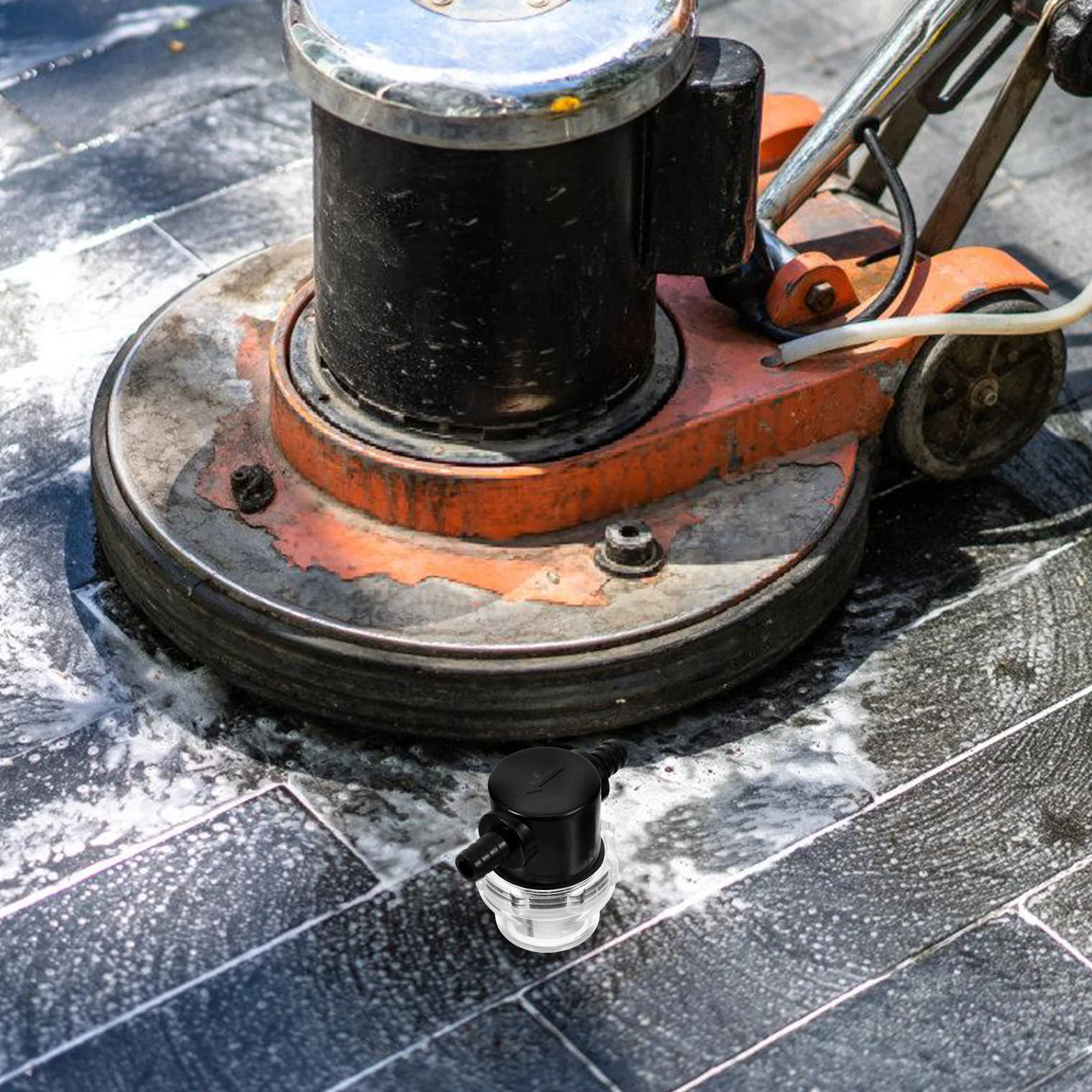 

Filter Mesh Strainer Small In line Water Floor Scrubber Cleaner Sweeper Replacement Inline Compatible Durable Easy Installation