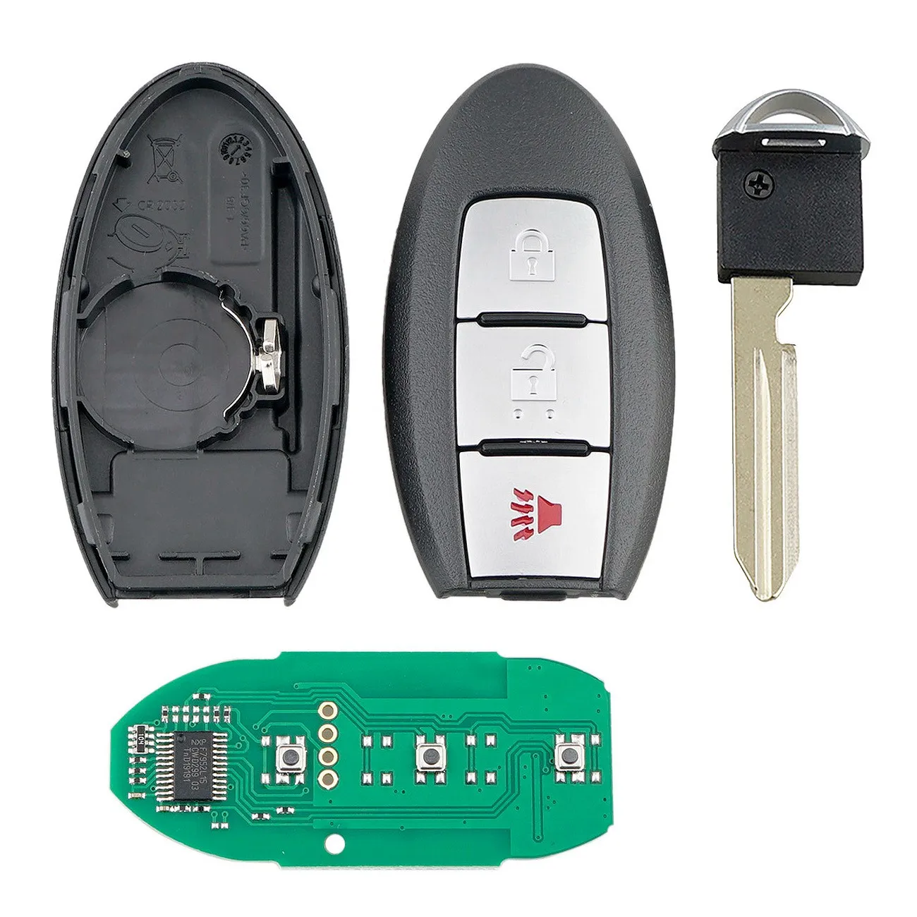 Car Smart Remote Key 3 Button 43 hz ID46 Chip for NISSAN Square CWTWBIU825