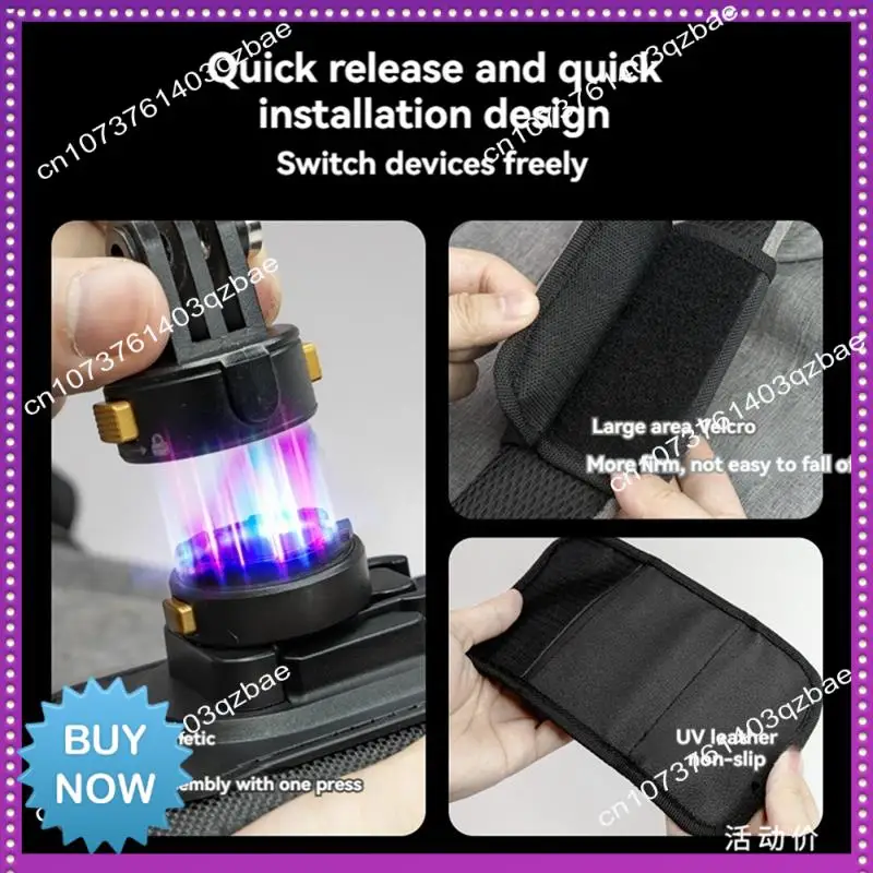 Hot Ltem Magnetic Quick Release Backpack Shoulder Strap Mount Bag Belt Shoulder Strap Clip Holder For Gopro Osmo Action