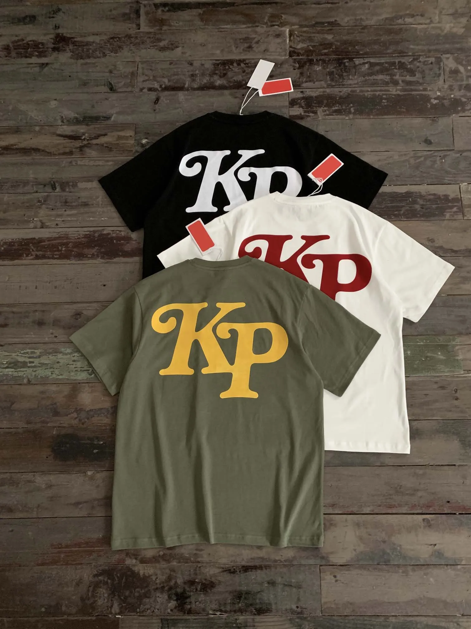 2024 Luxury Pairs Logo KP Printed Women Men T shirts tees Casual Streetwear Japan Men Cotton T shirt Summer Tops tees