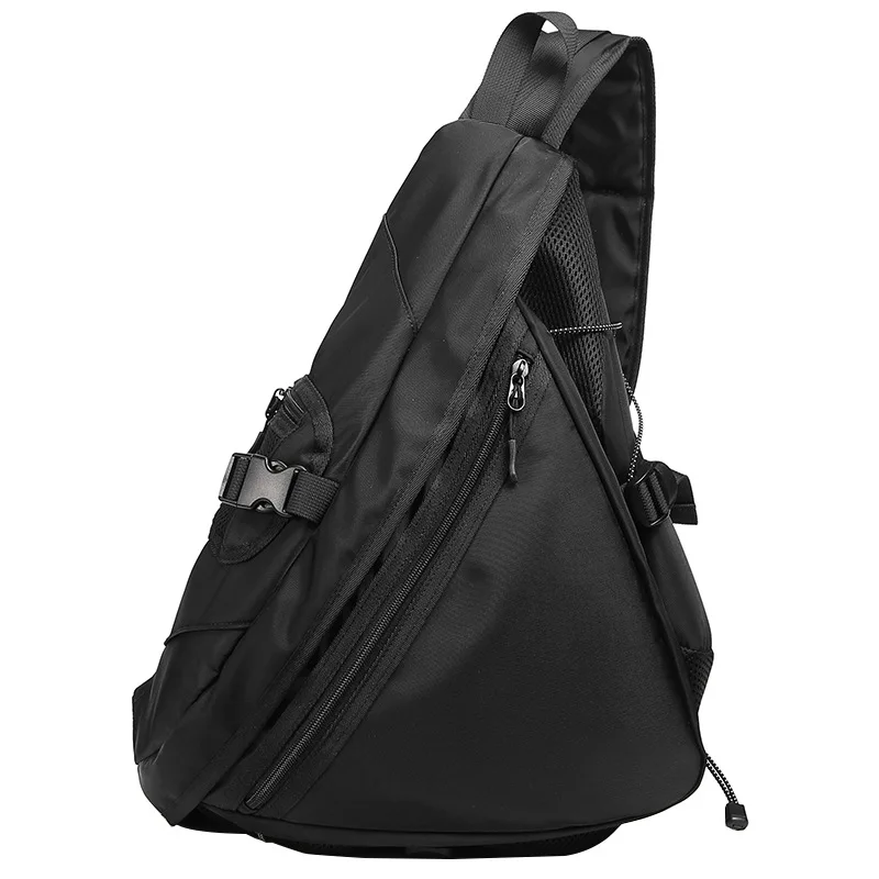 Men's Waterproof Tactical Sling Bag Nylon Chest Crossbody Pack for Cycling Hiking Travel