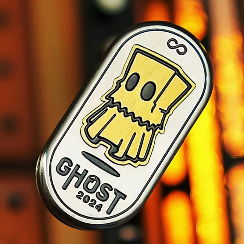 Magnetyczna karta do pchania, metalowy mini fidget roller, mechaniczny slider, kamerton, płyta do pchania, EDC, zabawka sensoryczna redukująca stres.