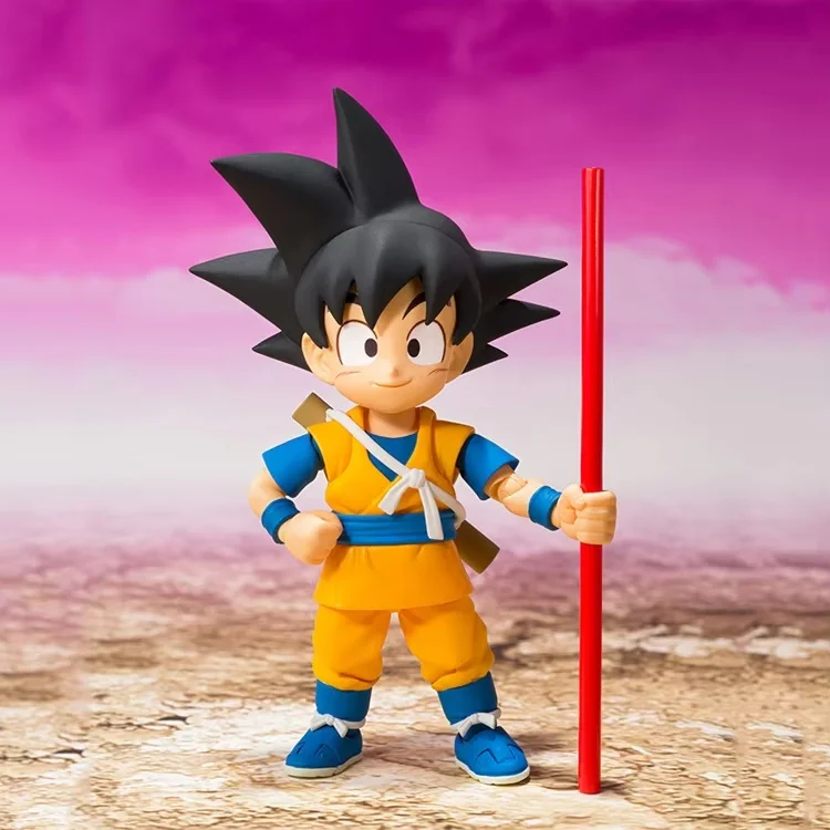 BANDAI SHF Doll Dragon Ball Daima Sun Wukong Mobile Q-Version Anime Action Series Character Model Toy