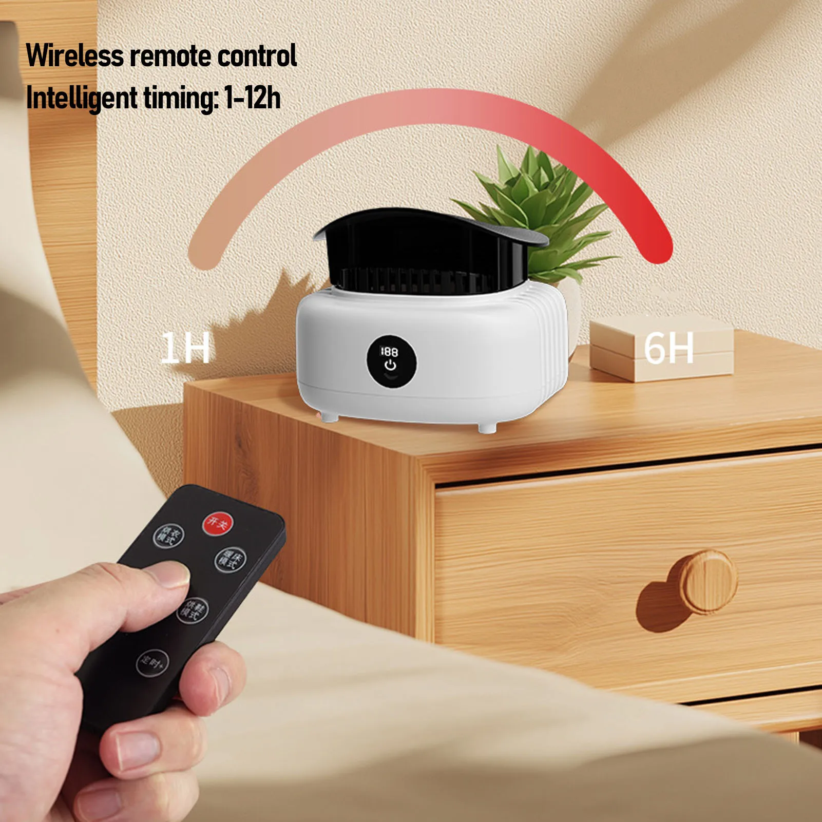 مجفف ملابس محمول بقدرة 800 وات - آلة تجفيف سريعة مدمجة وقابلة للطي مع شاشة رقمية، مثالية للسفر والمنزل والشقة