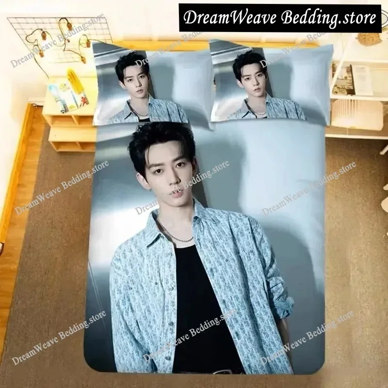 Deng Wei HD Poster Pillowcase+ Duvet Cover Single Dormitory Student Knit DW TV Character Drama Stills Double Home TextileextileF