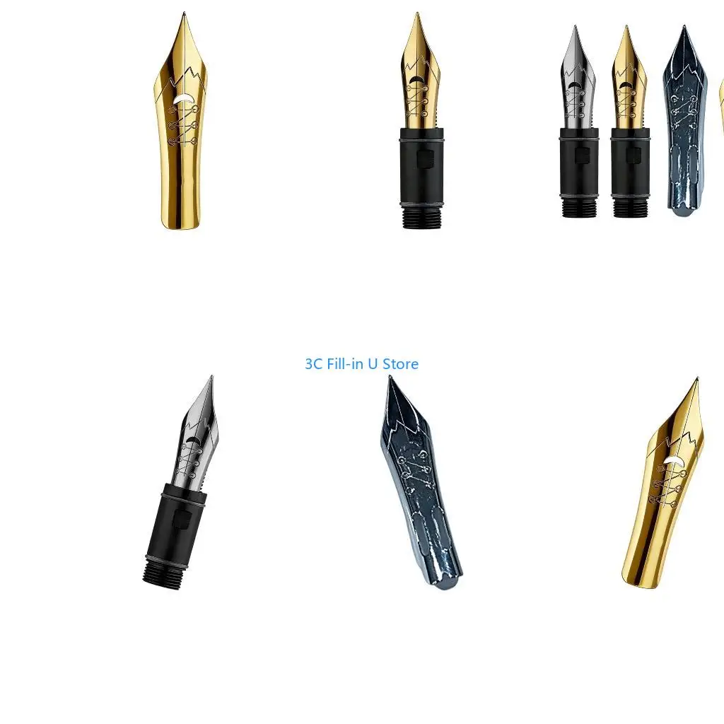 G8TA Flexible Fountain Pen Tip Replacement Interchangeable Metal Tip For Enthusiast